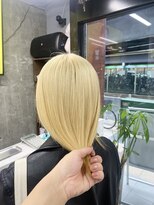 セレーネヘアー オオサカ 心斎橋店(Selene hair OSAKA) ブロンド　color