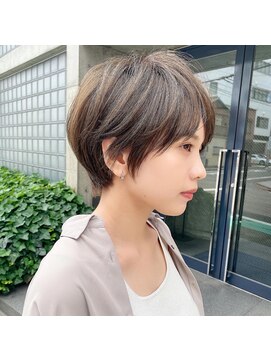 ロンド クラン 岡崎(Lond Clan) 30代40代ひし形クビレ耳掛け束感小顔スウィングショート