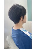 大人可愛い30代40代50ショートボブショート丸みショート