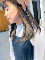 テトラ バイ ネオリーブ 横浜西口店(tetra by neolive)&nbsp;横浜★インナーカラー　ケアブリーチ　ホワイトベージュ