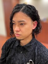 スカイ 亀戸店 (sky)&nbsp;ハイライト/マッシュパーマ/アッシュブラック<理容室>[亀戸]