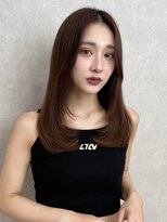 ロンド ロワール 門前仲町(Lond Loire)&nbsp;韓国レイヤーカット/くびれ巻き/前髪顔周り/セミディ[門前仲町]