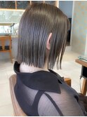 イメチェン/美髪/外ハネボブ/ハイライト/切りっぱなしボブ