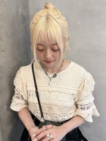 ペレ 梅田(PELE)&nbsp;前髪/アンブレラカラー/こなれミディ/イメチェン/ウェーブパーマ