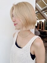 ロンド ボーイ 表参道(Lond BOY)&nbsp;似合わせカット×ブリーチなしカラーボブ韓国レイヤー[表参道]