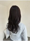 大人ラベンダーグレージュ／暗髪