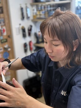 コージー(cozy)の写真/女性の理容師在籍★女性目線でのstyle提案が人気の秘訣♪女性でも安心して施術を受けていただけます！
