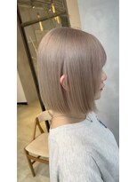 エイト ヘアサロン 渋谷本店(EIGHT)&nbsp;【ハイトーン】王道ミルクティーベージュ