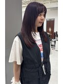顔周りレイヤーロング