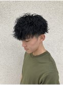 メンズパーマ/ツイスパ/ツイストスパイラル/岡崎美容師/パーマ