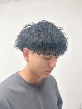 メンズブリーチメンズカットパーマ髪質改善ツイストスパイラル