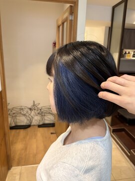 ネオリーブニコ 大井町店(Neolive Nico) 前下がりボブ×インナーカラー