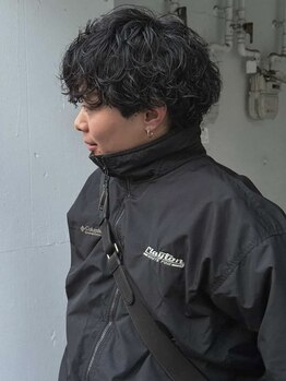 ヘアガーデン オフ(hair garden off)の写真/【メンズ/メンズパーマ】トレンドパーマスタイル/学生から大人メンズまで岡山一の都会っぽ雰囲気を*