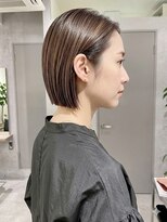 ピークス 千葉店(Peaks)&nbsp;レイヤーショートボブ/韓国風/20代30代40代50代/顔周りカット