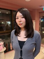 ボタン コロン 表参道 原宿(VOTAN COLON)&nbsp;ストレートでもきまるレイヤーカット！
