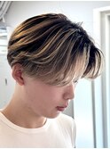 バレイヤージュ/ハイライトカラー/ミルクティーベージュ/千葉駅