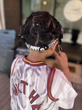 コス(KoS) イベント前のヘアアレンジ