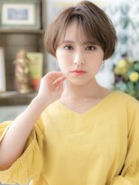 カバーヘアアンドスパ ブリス 浦和(COVER HAIR&SPA bliss)&nbsp;シースルーバング透明感小顔刈り上げボブb浦和20代30代40代