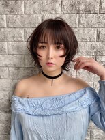 リアイス(Re:ICE) ミニウルフ/くすみブルー/流れるレイヤー/インナーハイライト