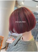 REAL SALON WORK~ベース10Lv以上ブリーチなしアクリルレッド