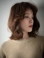 モッズヘア 上尾西口店(mod's hair)&nbsp;大人フェミニンくせ毛風抜け感小顔ウルフボブw上尾30代40代50代