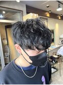 前下がりツイストマッシュ