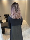 10代.20代.30代色気レイヤーバレイヤージュ/ピンク