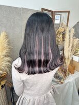 ヘアーデザインルアナ(Hair design Luana.)&nbsp;ミディアムのインナーラベンダー