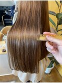 ブリーチなしベージュカラー