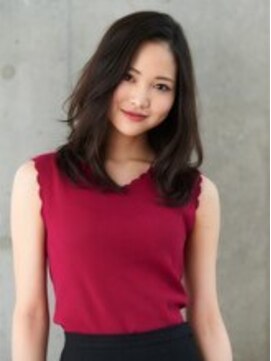 ヘアーカッティングガーデン ジャック モアザン 松山店 ミディアムレイヤー ［松山市駅/白髪ぼかし］