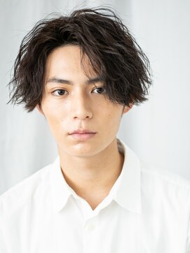 モッズヘアメン 名護大東店(mod's hair men) くせ毛風ツイスパソバージュでセクシーミディアムe名護大東