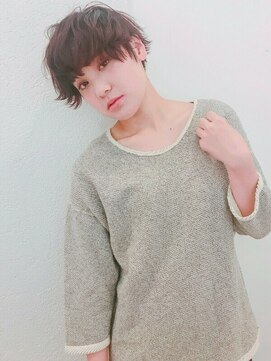 エムスラッシュ たまプラーザ(M.SLASH) 【M.SLASH】くせ毛風ふんわりニュアンスショート