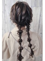 ラピスラズリ(Lapis Lazuli)&nbsp;ツインアレンジ　4 【タイト】（ヘアセット専門店　下通　熊本）