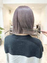 ヲタク(wotaku.)&nbsp;ラベンダーグレージュシルバーアッシュグレーカラー切りっぱなし