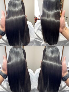 チェック アンド チャック(Check&Chack)の写真/１人ひとりの髪質に合わせて、独自に調合したトリートメントでずーっと続くツルツルのうるつや髪へ☆