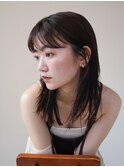 ミディアム濡れ感タイトヘア/ウェットヘア【自由が丘】