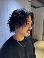 アクシー ヘアーアンドメイク(AXY HAIR&MAKE)&nbsp;ツイストスパイラルパーマ波巻きパーマシャドウパーマメンズヘア