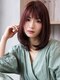 アンドヘアー(&hair)の写真/【カット+クオライン縮毛矯正+スチームトリートメント¥17400】ずっと触れていたくなるやわらかさへ―。
