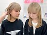 【ダブルブリーチ】ブリーチ2回+トリートメントorクイックスパ  ￥18900