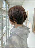 30代40代50代ひし形大人ショートくすみベージュ