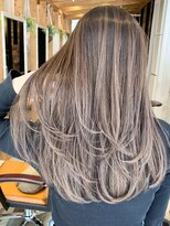 ラグーン(LAGOON)&nbsp;ホワイトミルクティーベージュ/バレイヤージュ/ケアブリーチ