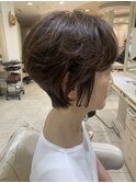 大人ショートボリューム地肌見えつむじ割れ解消50代60代70代