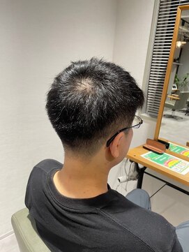 ビス リアン 川口店(Vis lien) 爽やかマットショート☆ビジネス刈り上げツーブロックブラック