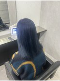 ブルーラベンダー ブリーチカラー 所沢