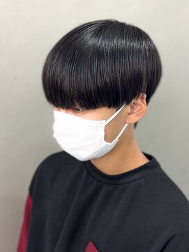 エルマーク(L-MARK) マッシュヘア/黒髪/メンズカット/men's/メンズ/眉毛