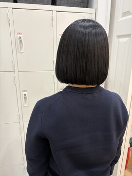 クム 川越(kum) 【kum川越】ブルーブラック×ボブ