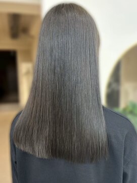 透明感カラー/オリーブグレージュ