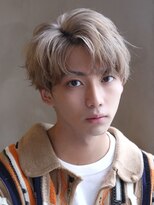 カヴァルバイクロト(KAVAL by KUROT) ハイトーンカラー/アップバング/