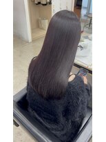 アジールヘア 東上野店(agir hair)&nbsp;艶ボルドーカラー×美髪縮毛矯正ストレートイルミナカラー上野