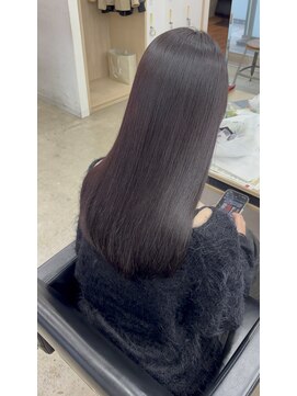 アジールヘア 東上野店(agir hair) 艶ボルドーカラー×美髪縮毛矯正ストレートイルミナカラー上野